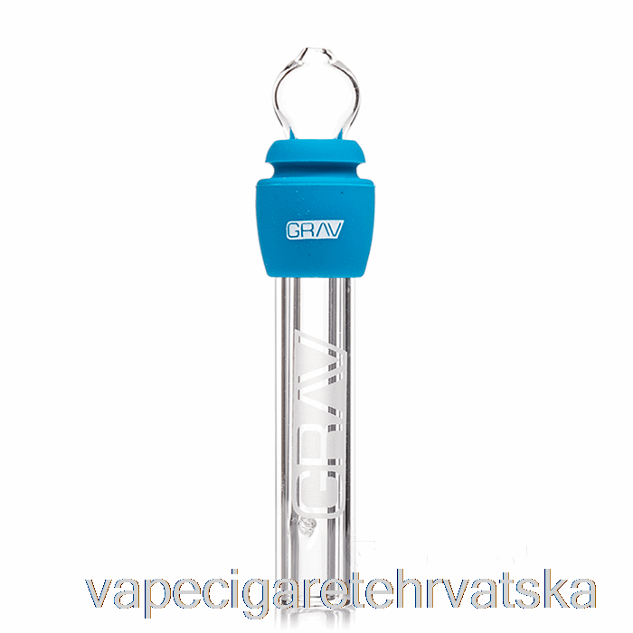 Vape Hrvatska Grav Staklo Tupo Sa Silikonom Plavo